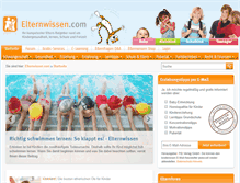 Tablet Screenshot of elternwissen.com